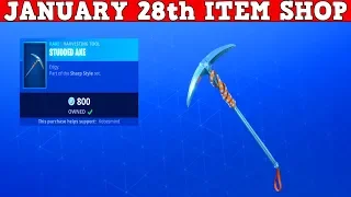 Fortnite Item Shop (January 28th) | Studded Axe Is Back!