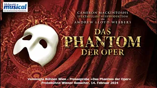 Vereinigte Bühnen Wien - Presseprobe »Das Phantom der Oper«