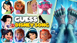 GUESS WHO'S SINGING ? | Guess The Disney Song By Shoes? | DISNEY SONGS Quiz Challenge | Flash Quiz