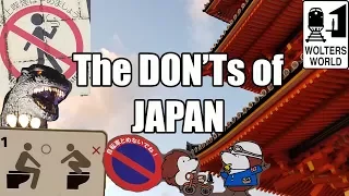 Visit Japan - The Don'ts of Visiting Japan