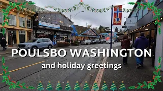 The Charming Scandinavian Town of Poulsbo, Washington & Holiday Greetings from Searching for History