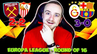 EUROPA LEAGUE 2021/22 ROUND OF 16 [LEG 2] PREDICTIONS! | West Ham vs Sevilla & MORE!