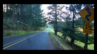 Oregon backroad & a beautiful sunset. DJI Mini 3 Pro
