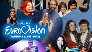 Eurovision 1956-2023 - All My Winners by Year