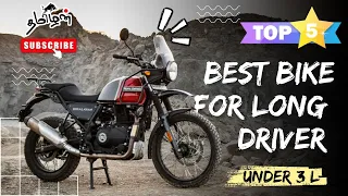 best bike for long ride in india