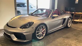 2020 Porsche 718 Boxster Spyder at Weissach with Mike Jones