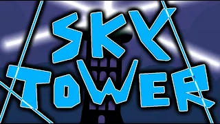 Sky Tower by rafer (3 coin route & normal route) easy demon (EPIC LEVEL) | Geometry Dash 2.1