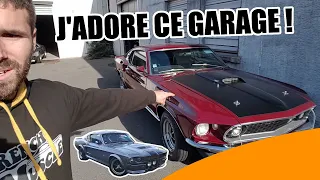 IL DÉMARRE LES VOITURES DU GARAGE! - Mustang Mach1, Eleanor, Pantera