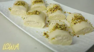 Halawet El Jibn Recipe with Homemade Cream | Middle Eastern Dessert