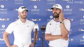 Wyndham Clark and Erik Van Rooyen Saturday Flash Interview 2021 Zurich Classic of New Orleans