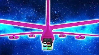 Biggest Airplane Transportation Colors Taxi Spaderman Smash Party Nursery Rhymes