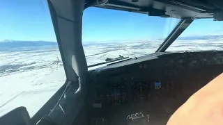 Winter Wonderland! Landing the 737 in snowed in Sofia. [HDR]