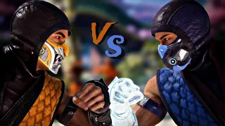 Scorpion VS SubZero (MK1) Kombat League Matches