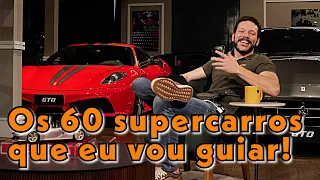 OS 60 CARROS QUE EU MAIS QUERO DIRIGIR NA VIDA! | PT.1