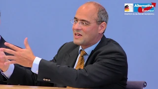 Bundespressekonferenz: Peter Boehringer zur Bereinigungssitzung vom Bundeshaushalt 2018│AfD 28.06.18