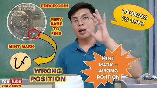LOOKING TO BUY! | NGC 1 Piso Coin na WRONG POSITION ang MINT MARK (Upper Mint Mark)