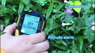 operation video of GPS altimeter FR510