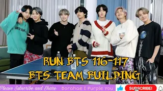 RUN BTS EP 116-117 FULL EPISODE ENG SUB | BTS TEAM BUILDING | RM, JIN, SUGA, J-HOPE, JIMIN, V AND JK