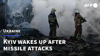 Kyiv wakes up after 'scary' missile attacks | AFP