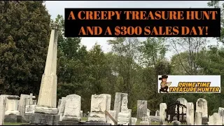 A Creepy Halloween Estate Sale Treasure Hunt and a $300 Sales Day!