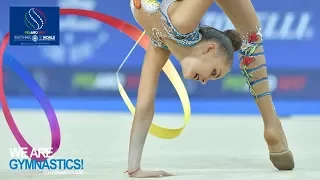 2017 Rhythmic Worlds, Pesaro (ITA) - Clubs+Ribbon Finals, Highlights - We Are Gymnastics !