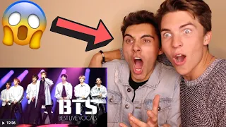 SINGERS React to BTS - BEST LIVE VOCALS & HIGH NOTES (part 2)