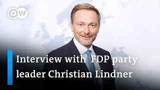 Interview with Christian Lindner, lead candidate of the liberal FDP party | DW News