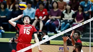 TOP 10 Best Volleyball Spikes by Haku Lee (李博(Ri Haku) | World Grand Champions Cup 2017