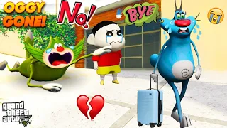 GTA 5 : Oggy Left His House For Jack & Shinchan in GTA 5 ! (Gta 5 mods)