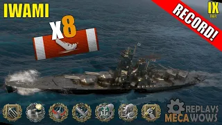 Iwami 8 Kills & 243k Damage | World of Warships Gameplay