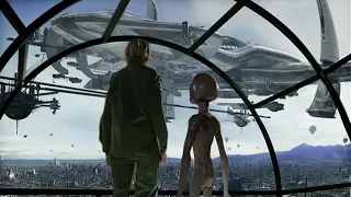 AI Upscaling 4K | Stargate SG-1 : Asgard ship, dubbed the O'Neill, designed to fight the Replicators