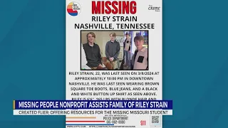 Missing people nonprofit assists family of Riley Strain