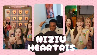 FIRST TIME LISTENING TO NiziU(니쥬) "HEARTRIS" M/V *SO HOW DO I GET INTO THIS SCHOOL?!?! 😳*