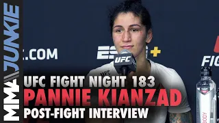 Pannie Kianzad continues streak, wants top-10 spot | UFC Fight Night 183 post-fight interview