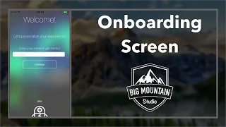 How to make an Onboarding Screen (iOS, Xcode 8, Swift 3)