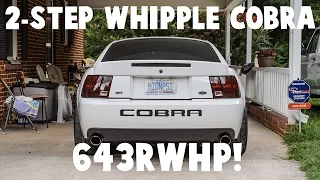 Whipple 2003 SVT Cobra 643rwhp, Start-up, Fly-bys & 2 Step Revs, Kooks Longtubes 1 5/8"