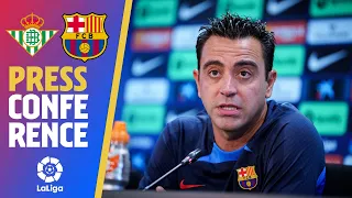 🔴 LIVESTREAM: XAVI PRESS CONFERENCE (BETIS - BARÇA)