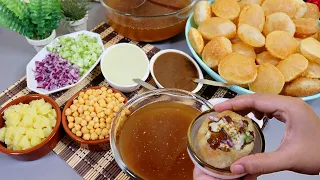 Gol Gappay Banane Ka Asaan Tarika | Pakistani Street Style Gol Gappa Step By Step Complete Recipe