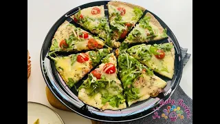 Pizza pe blat de lipie | Jo’s Baby Recipes