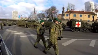Военный парад к 100-летию Латвии