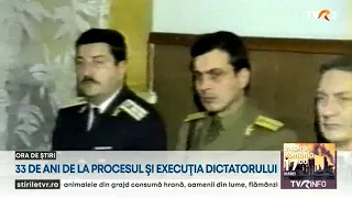 33 de ani de la procesul si executia dictatorului