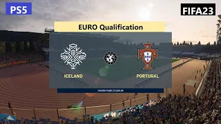 FIFA 23 - Iceland vs Portugal | Euro - Qualification - 20.06.2023 | PS5 gameplay [4K]