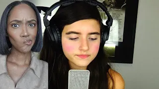 FIRST TIME REACTING TO | ANGELINA JORDAN "A NARURAL WOMAN" (ACOUSTIC) REACTION