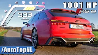 1001HP AUDI RS6 C8 MTM *0-333KMH* ACCELERATION & SOUND by AutoTopNL