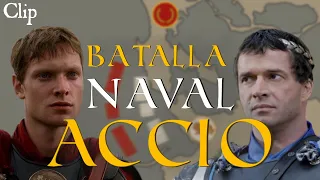 La batalla naval del Accio  La IV Guerra Civil Romana  Octavio contra Marco Antonio y Cleopatra
