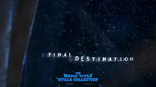 Final Destination (2000) title sequence