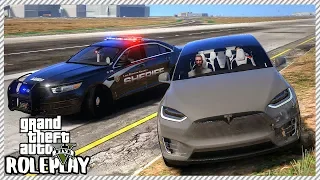 GTA 5 Roleplay - Self Driving Tesla Attacks Police Officer | RedlineRP #495