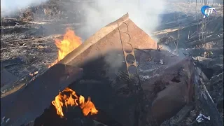 В дачном массиве в Панковке сгорело несколько домов