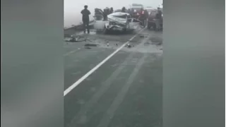 В страшной массовой аварии по пути в Красноярск погибли три человека