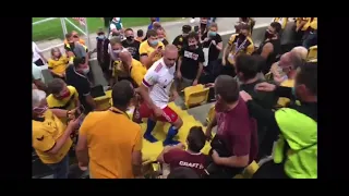 TONI LEISTNER attackiert DYNAMO DRESDEN FAN nach übler PROVOKATION